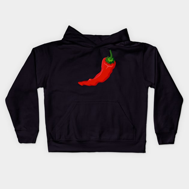 Hot Pepper Kids Hoodie by sifis